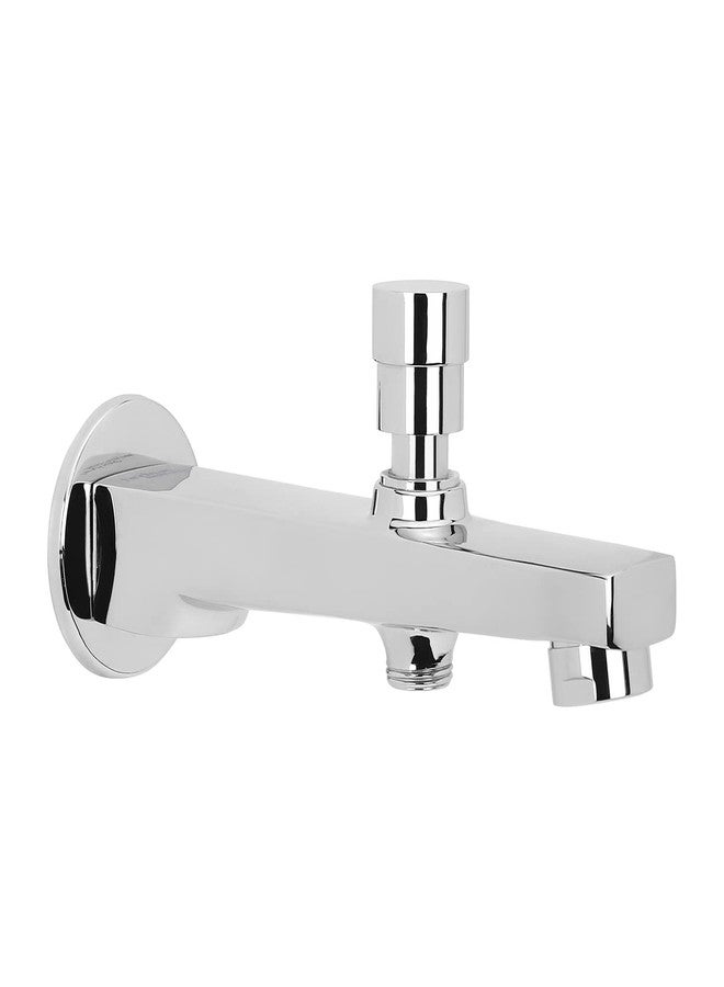 Hindware Italian Collection F360010CP Element Bath Spout with Tip Ton (Water Diverter to Hand Shower), Brass with Chrome Finish - Image 2
